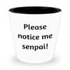 Anime Shot Glass - Senpai view 1