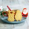 Decora Santa Claus and Reindeer Cookie Cutter Set of 2 8/7 X H 2,2 CM, Red view 4