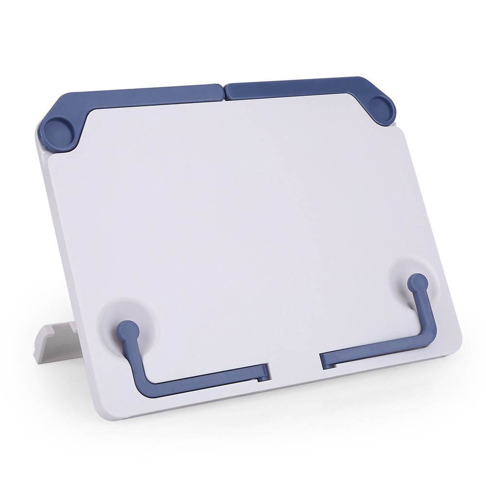 Desk Music Stand, Portable Adjustable Flodable Music Desktop Book Stand Cookbook Holder Book Rest Reading Paper Typing Stand Holder Traning Tackle
