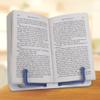Desk Music Stand, Portable Adjustable Flodable Music Desktop Book Stand Cookbook Holder Book Rest Reading Paper Typing Stand Holder Traning Tackle view 3