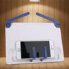 Desk Music Stand, Portable Adjustable Flodable Music Desktop Book Stand Cookbook Holder Book Rest Reading Paper Typing Stand Holder Traning Tackle view 4