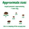 Pinecones - Natural Brown Color - About 4,500 Pieces in Assorted Sized Pine Cones - 6 lbs - Christmas Potpourri Bowl Filler - DIY Crafts - Unscented - 1/4" to 1" L view 2