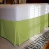 1 Piece Solid 25" Drop Tailored Bed Skirt 600TC Egyptian Cotton (Sage, King) view 1