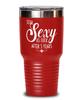 5th Anniversary Tumbler Still Sexy As Fuck After Five Years For Wife or Girlfriend Funny 20oz or 30Oz. Hot Cold Cup for Women view 1
