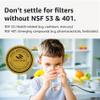Amazon Basics Enhanced Replacement Water Filters for Water Pitchers, BPA-Free, WQA & NSF Certified, Compatible with Brita Water Pitchers & Drinking Water Filter Systems, 6 Month Filter Supply, 3-Pack view 4