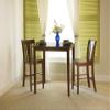 International Concepts 36" x 36" 2 Counter Height Stools Dining Table, Espresso view 2