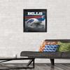 Trends International NFL Buffalo Bills - Helmet 16 Wall Poster, 14.725" x 22.375", Black Framed Version view 2