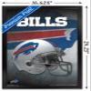 Trends International NFL Buffalo Bills - Helmet 16 Wall Poster, 14.725" x 22.375", Black Framed Version view 3