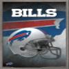 Trends International NFL Buffalo Bills - Helmet 16 Wall Poster, 14.725" x 22.375", Barnwood Framed Version view 1
