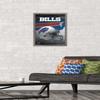 Trends International NFL Buffalo Bills - Helmet 16 Wall Poster, 14.725" x 22.375", Barnwood Framed Version view 2