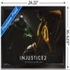 Trends International DC Comics - Injustice: Gods Among Us 2 - Batman & The Flash Wall Poster, 14.725" x 22.375", Black Framed Version view 3