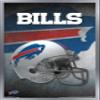 Trends International NFL Buffalo Bills - Helmet 16 Wall Poster, 14.725" x 22.375", Silver Framed Version view 1