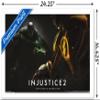 Trends International DC Comics - Injustice: Gods Among Us 2 - Batman & The Flash Wall Poster, 14.725" x 22.375", White Framed Version view 3