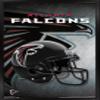 Trends International NFL Atlanta Falcons - Helmet 16 Wall Poster, 14.725" x 22.375", Black Framed Version view 1