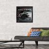 Trends International NFL Atlanta Falcons - Helmet 16 Wall Poster, 14.725" x 22.375", Black Framed Version view 2