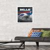 Trends International NFL Buffalo Bills - Helmet 16 Wall Poster, 14.725" x 22.375", White Framed Version view 2