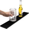 24" x 4" Rubber Bar Top Spill Mat | Professional Bartender's Essential Non-Slip Drink Cocktail Mixing Service Mat for Industrial and Home Kitchen Counters (Red, 1) view 2