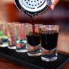 24" x 4" Rubber Bar Top Spill Mat | Professional Bartender's Essential Non-Slip Drink Cocktail Mixing Service Mat for Industrial and Home Kitchen Counters (Red, 1) view 3