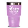 5th Anniversary Tumbler Still Sexy As Fuck After Five Years For Wife or Girlfriend Funny 20oz or 30Oz. Hot Cold Cup for Women view 1
