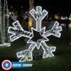 Russell Decor LED Rope Lights with 10-Level Dimmable Remote Control Waterproof Flexible for Outdoor Party Wedding Christmas Decoration 100ft (Cool white) view 3