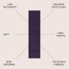 JONATHAN Y Haze Solid Low-Pile Purple Runner Rug 2x10, Coastal,Bohemian,Minimalist,Classic, Easy-Cleaning for Living Room,Bedroom,Kitchen,Pet Friendly,Non-Shedding (SEU100N-210) view 2
