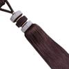 1 Pair European Style Tassels Curtain Tiebacks Holdbacks Ball Braided Drapery Curtain Buckle Tieback (Dark Coffee) view 1
