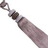 1 Pair European Style Tassels Curtain Tiebacks Holdbacks Ball Braided Drapery Curtain Buckle Tieback (Camel Color) view 1