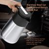 12V/24V 1300ml Stainless Steel Car Truck Travel Electric Kettle Pot Heated Water Cup (12V) view 2