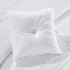 7 Piece Chenille Comforter Set Full, Pleated Embroidered Elegant Beautiful Decorative Textured Homey Feel Soft Cozy Comfy view 3