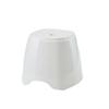 Toei AH-001 Bath Stool, White, Width 13.8 x Depth 14.0 x Height 12.0 inches (35 x 35.5 x 30.5 cm) & HAT view 1