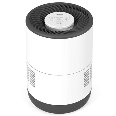 Pure Enrichment MistAire Eva - Mist-Free Evaporative Humidifier with Antibacterial Filter, 2.8-L Tank, 4 Speeds, Large Room Coverage up to 500 sq. ft., Night Light, Auto Shut-Off Timer, No White Dust