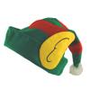 Santa's Helper Christmas Elf Hat with Attached Ears Green and Red view 1