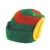 Santa's Helper Christmas Elf Hat with Attached Ears Green and Red view 2