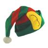 Santa's Helper Christmas Elf Hat with Attached Ears Green and Red view 3