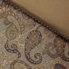 HNU 7 Piece Paisley Comforter Set King, Elegant Floral Paisley Motif Woven Jacquard Fabric Textured Embroidered Earth Tone Decorative Warm Cozy Comfy view 4