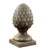 14.2in. Copper Bronze Artichoke Finial Brown Mediterranean Traditional Magnesium Oxide view 2