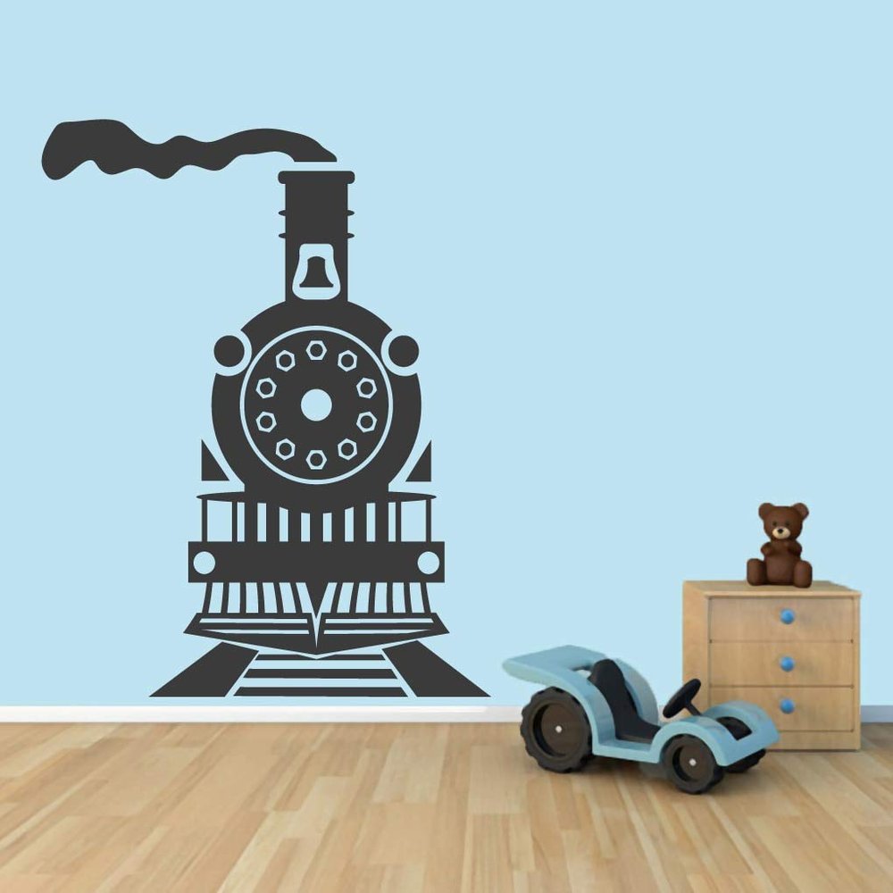 Sweetums Signatures Train Wall Decal 48" Wide x 60" Tall Gold