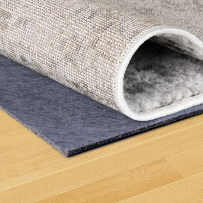 Unique Loom Uni-Luxe Dual Surface Felt and Rubber Non-Slip Rug Pad 1/4" Thick (3'x 5')
