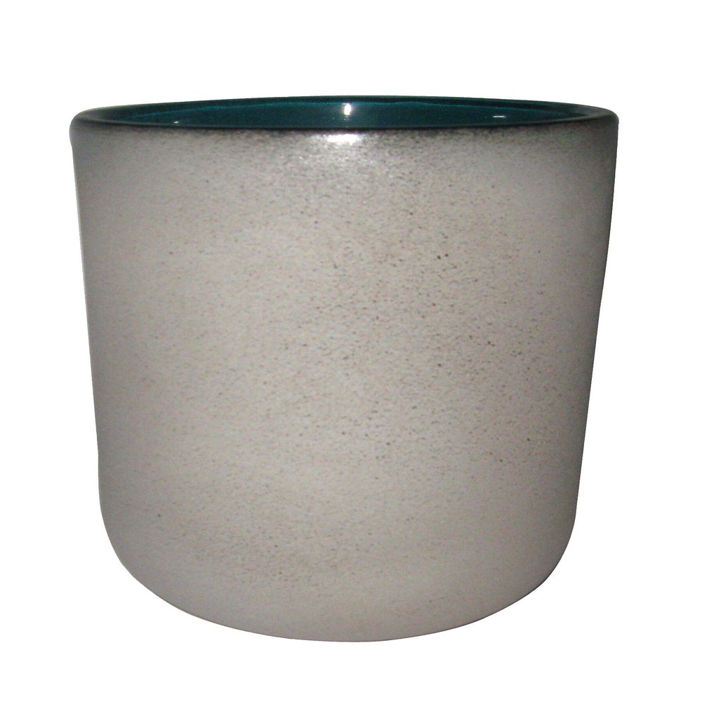 Dale Tiffany Hand Blown Art Glass Vase, Gray Sand