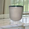 Dale Tiffany Hand Blown Art Glass Vase, Gray Sand view 2