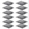 Dale Tiffany Woven Fused Glass Candle Votive Set, 12-Piece, Clear view 1