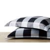 TRULY SOFT Everyday Buffalo Plaid Black Polyester 3-Piece Full/Queen Duvet Set, Plaid Themed, for Men and Women, Oeko-TEX Certified Confidence view 3