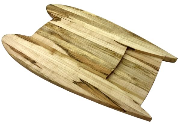Catamaran shaped sailboat ambrosia maple Charcuterie platter 118
