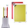 PLESIU YiMeng Cutting Board Set - Kitchen Cutting Board Organizer Set of 3 Chopping Boards Plastic Kitchen Cutting Boards Non-Slip Thick Cutting Boards for Kitchen (1 Pack) view 3