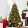 Best Choice Products Douglas Fir Christmas Tree, 9ft Pre-lit Artificial Full Fir Lighted Holiday Decoration w/Warm White Lights, Metal Stand view 2