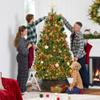 Best Choice Products Douglas Fir Christmas Tree, 9ft Pre-lit Artificial Full Fir Lighted Holiday Decoration w/Warm White Lights, Metal Stand view 3