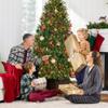 Best Choice Products Douglas Fir Christmas Tree, 7.5ft Pre-lit Artificial Full Fir Lighted Holiday Decoration w/Warm White Lights, Metal Stand view 4