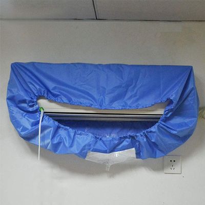 Studyset Air Conditioner Cover,Blue Air Conditioner Cover Cleaning Dust Washing Cover Clean Waterproof Protector