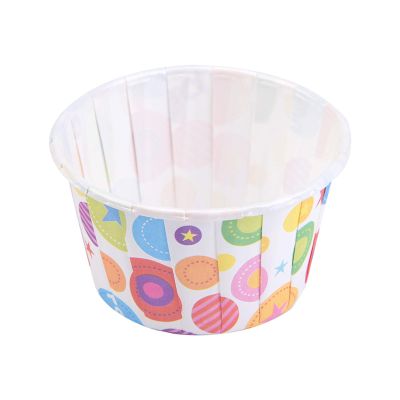 100PCS Mini Cupcake Liners Polka Dots/Stars Baking Paper Cups, Muffin Cases, Making Cake Balls, Muffins, Cupcakes, Candies, for Birthday Holiday Party Wedding(Rainbow Dot)