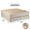 Dream Solutions USA Dream Sleep Chiro Premier Gentle Firm Mattress and Box Spring Set (Beige) - Double-Sided, Orthopedic, Sleep Support, Good for Your Back, Long Lasting (Full 54"x75"x9") view 2